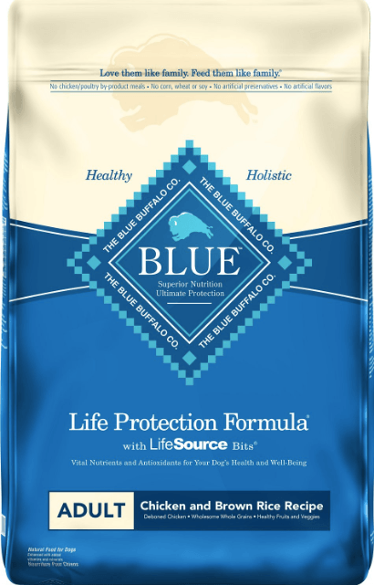 blue buffalo life protection formula adult food chicken