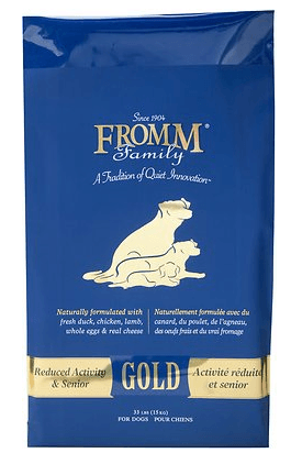 Fromm Gold Holistic Reduced Activity &amp; Senior Dry Dog Food