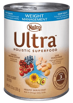 Nutro Ultra Weight Management Chunks in Gravy Canned Dog Food