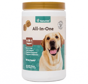 NaturVet All-In-One Soft Chews For Dogs
