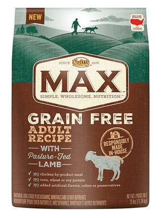 Nutro Max Grain-Free Adult Recipe with Pasture-Fed Lamb Dry Dog Food
