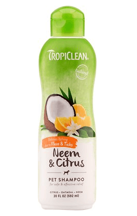 TropiClean Opti Neem Flea & Tick Shampoo For Dogs