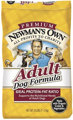 Newmans Own Adult dog formula for doberman