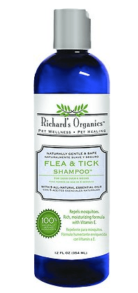 Richards Organics Flea & Tick Shampoo, 12-oz bottle