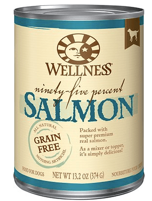 Wellness 95% Salmon Canned Dog Food