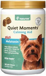 NaturVet Quiet Moments Calming Aid Dog Soft Chews
