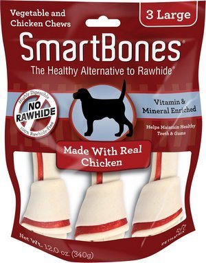 SmartBones Large Chicken Chew Bones Dog Treats