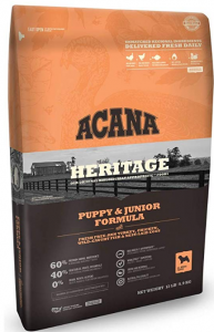 ACANA Heritage Puppy & Junior Formula Grain Free Dry Dog Food