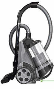 Ovente ST2620B Bagless Canister Cyclonic Vacuum