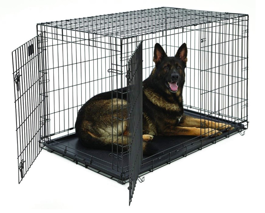 midwest life stages double door metal xl dog crate