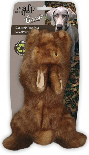 All for Paws Classic Brown Rabbit Pet Toys, Large