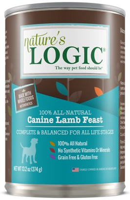 Nature\'s Logic Canine Lamb Feast Canned Dog Food