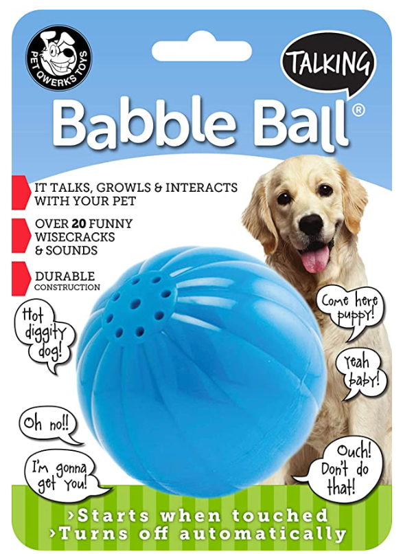 Pet Qwerks Talking Babble Ball