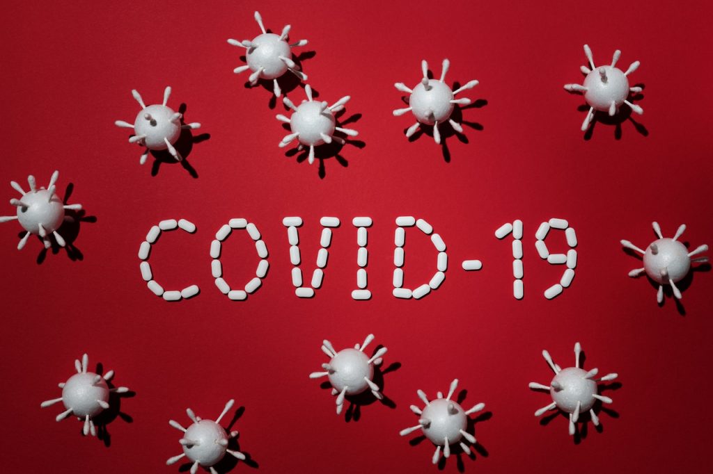 coronavirus covid-19 concept made of pills