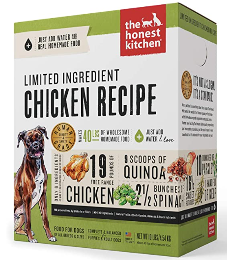 The Honest Kitchen Dehydrated Grain Free Limited Ingredient Dog Food