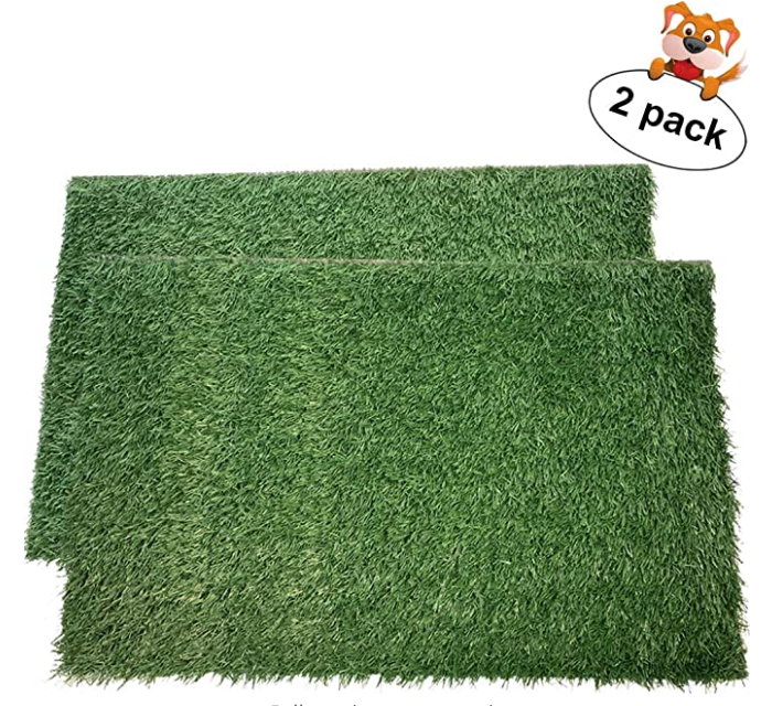 LOOBANI Dog Grass Pee Pads, Artificial Turf Pet Grass Mat