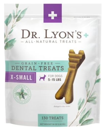 Dr. Lyon's Grain-Free Extra-Small Breed Dental Dog Treats