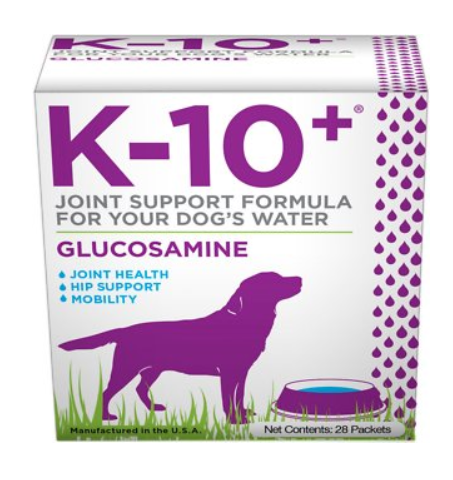 K-10+ Glucosamine for Joint Health Powder Dog Supplement