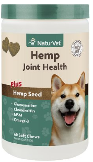 NaturVet Hemp Joint Health Plus Hemp Seed
