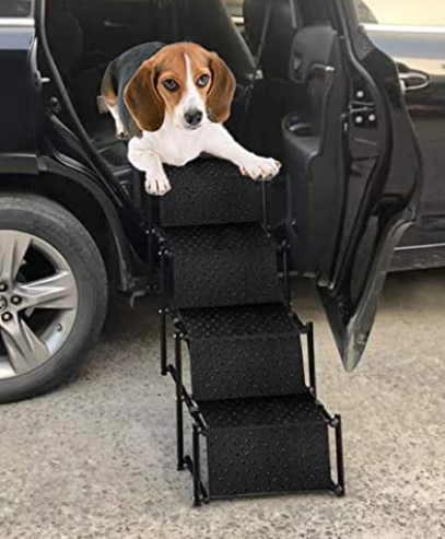 Pet Dog Car Step Stairs for Back Seat