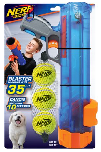 Nerf Dog Tennis Ball Translucent Blaster