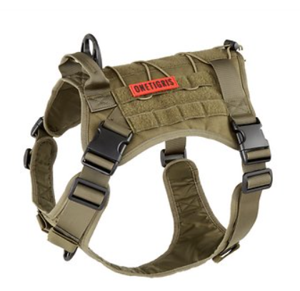 OneTigris Tactical Vest Nylon Front Clip Dog Harness