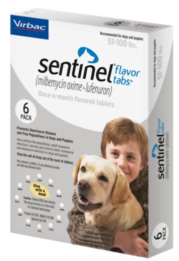 Sentinel Flavor Tablets for Dogs