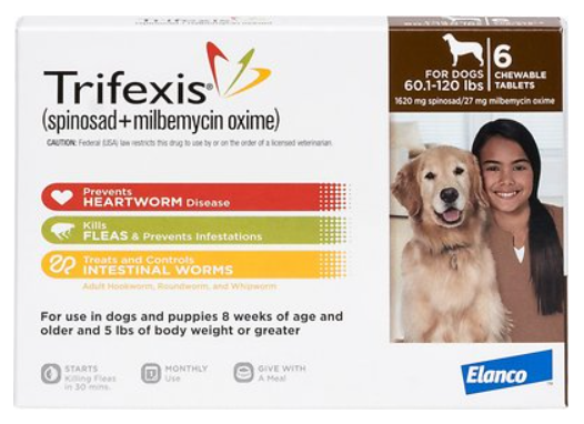 Trifexis Chewable Tablets for Dogs