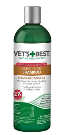 Vet's Best Advanced Strength Flea and Tick Dog Shampoo